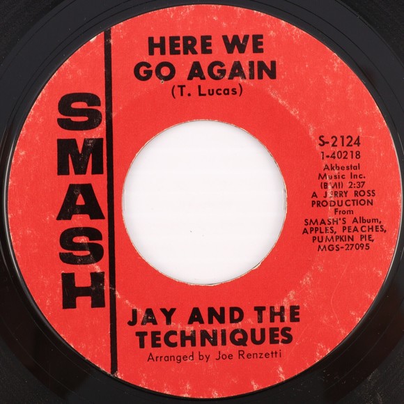 Jay And The Techniques Keep The Ball Rollin'/Here We Go Again 45 rpm 7" Record - Picture 1 of 8